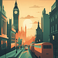 Buy canvas prints of London Poster by Bahadir Yeniceri