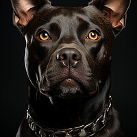 Buy canvas prints of Pitbull Terrier  by Bahadir Yeniceri