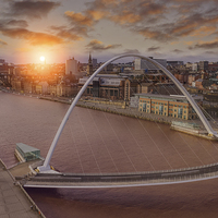 Buy canvas prints of Millennium Bridge by Bahadir Yeniceri