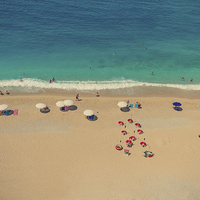 Buy canvas prints of Beach Aerial  by Bahadir Yeniceri