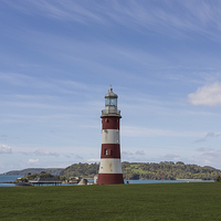 Buy canvas prints of  Plymouth Lighthouse by Bahadir Yeniceri