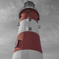 Buy canvas prints of Plymouth Lighthouse by Bahadir Yeniceri