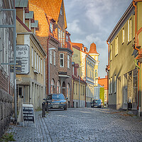 Buy canvas prints of Solvesborg Street View by Antony McAulay