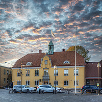 Buy canvas prints of Solvesborg Town Hall by Antony McAulay