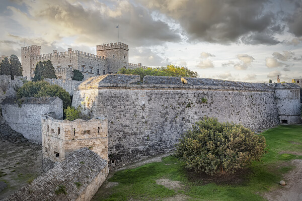 Rhodes Palace of the Grand Master Picture Board by Antony McAulay