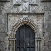 Buy canvas prints of Rhodes Street of the Knights Arch Doorway by Antony McAulay