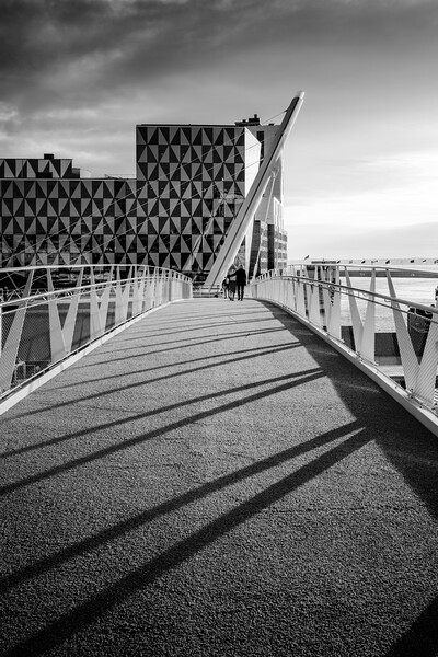 Helsingborg Oceanhamnen New Bridge Access Picture Board by Antony McAulay