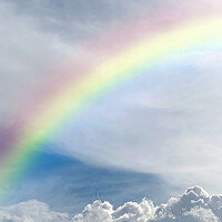Buy canvas prints of Heavenly rainbow in the Sky by Antony McAulay