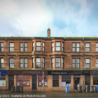 Buy canvas prints of Clydebank Pavilion Court Tenement by Antony McAulay