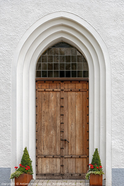 Ekeby Church Door Picture Board by Antony McAulay