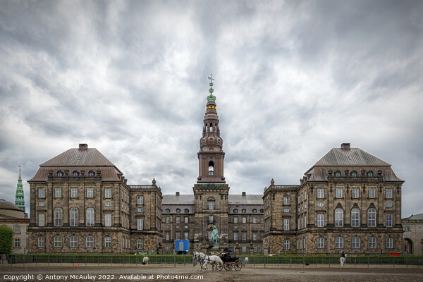 Copenhagen Christiansborg Palace Picture Board by Antony McAulay