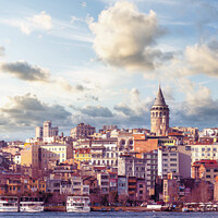 Buy canvas prints of Istanbul Galata Region by Antony McAulay