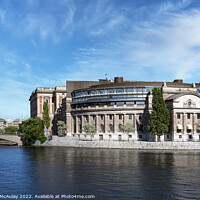 Buy canvas prints of Stockholms Parliament Building Classic View by Antony McAulay