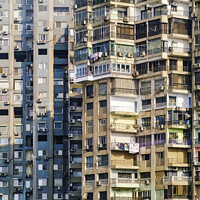 Buy canvas prints of Cairo City Tower Blocks by Antony McAulay