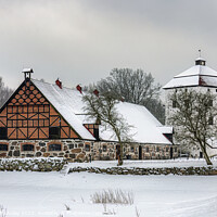 Buy canvas prints of Hovdala Castle in Wintertime by Antony McAulay