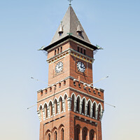 Buy canvas prints of Helsingborg Town Hall Clock Tower by Antony McAulay