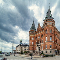 Buy canvas prints of Helsingborg Town Hall by Antony McAulay