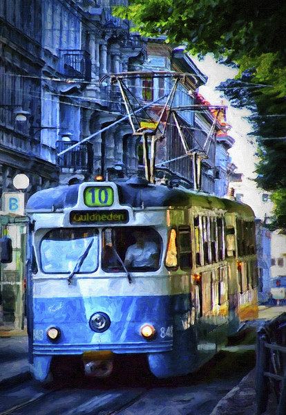 Gothenburg tram 01 Picture Board by Antony McAulay