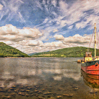 Buy canvas prints of Loch Fyne 01 by Antony McAulay