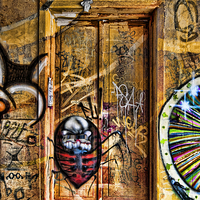Buy canvas prints of Urban Graffiti 01 by Antony McAulay