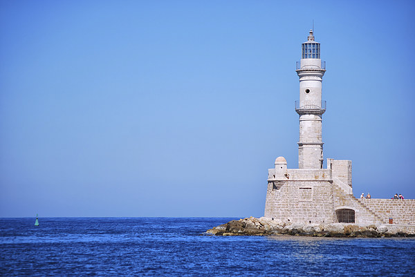 Chania lighthouse 03 Picture Board by Antony McAulay