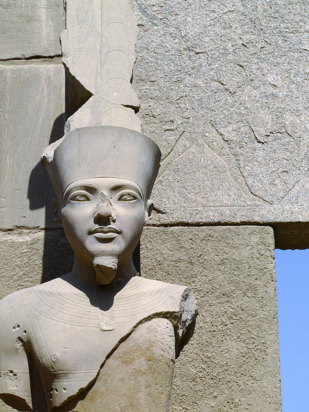 karnak temple statue 03 Picture Board by Antony McAulay