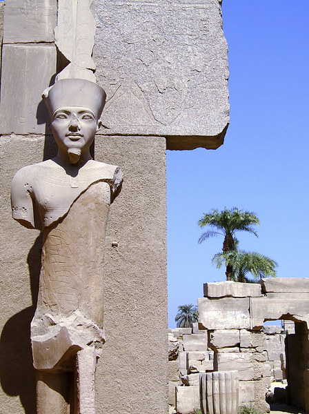 karnak temple statue 05 Picture Board by Antony McAulay