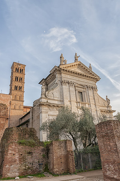 Rome Basilica di Santa Francesca Romana Picture Board by Antony McAulay
