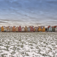 Buy canvas prints of Jakriborg From Snow covered Field by Antony McAulay