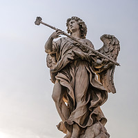 Buy canvas prints of Roman Angel Statue by Antony McAulay