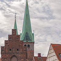 Buy canvas prints of Helsingor Saint Olaf Church by Antony McAulay