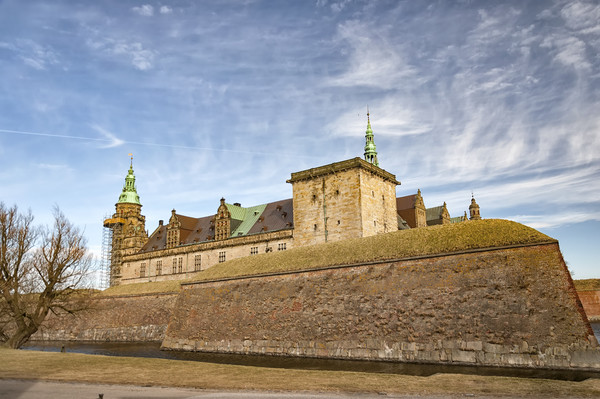 Kronborg castle from inner moat Picture Board by Antony McAulay