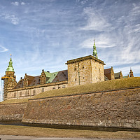 Buy canvas prints of Kronborg castle from inner moat by Antony McAulay