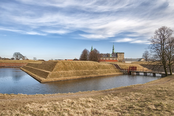 Kronborg castle From the Outer Moat Picture Board by Antony McAulay
