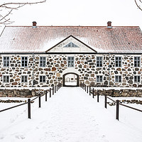 Buy canvas prints of Hovdala Castle in Winter by Antony McAulay