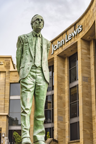 Glasgow Donald Dewar Statue Picture Board by Antony McAulay