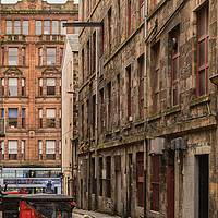 Buy canvas prints of Glasgow Backstreet by Antony McAulay