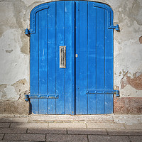 Buy canvas prints of Helsingor Blue Doors by Antony McAulay