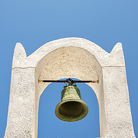 Buy canvas prints of Oia Bell Tower by Antony McAulay