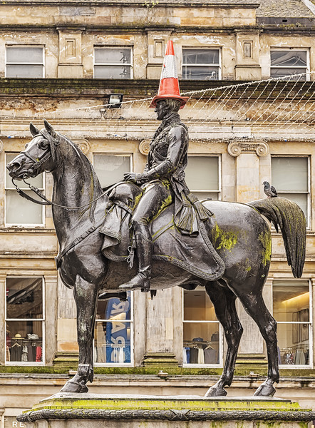 Duke of Wellington Statue Picture Board by Antony McAulay