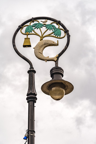 Glasgow Lamp Post Picture Board by Antony McAulay