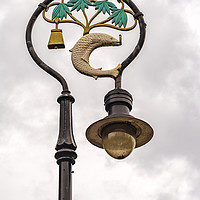 Buy canvas prints of Glasgow Lamp Post by Antony McAulay