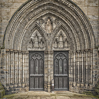 Buy canvas prints of Glasgow Cathedral Doors by Antony McAulay