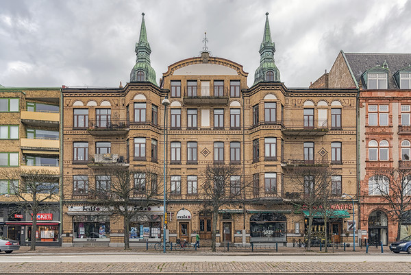 Helsingborg Grand Building Facade Picture Board by Antony McAulay