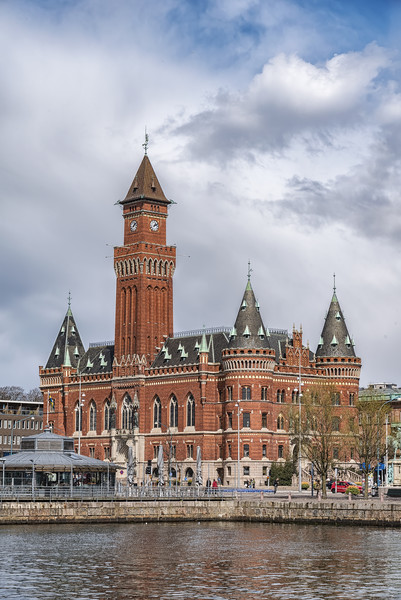 Helsingborg Town Hall in Sweden Picture Board by Antony McAulay