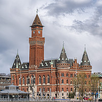 Buy canvas prints of Helsingborg Town Hall in Sweden by Antony McAulay