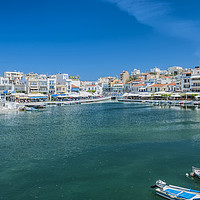 Buy canvas prints of Agios Nikolaos in Crete by Antony McAulay