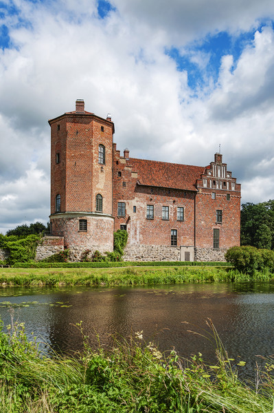 Torups Castle and Moat Picture Board by Antony McAulay