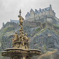 Buy canvas prints of Edinburgh Ross Fountain by Antony McAulay