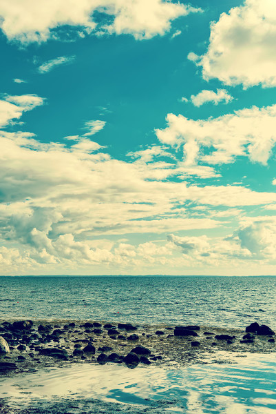 Seascape cloudscape instagramlike Picture Board by Antony McAulay